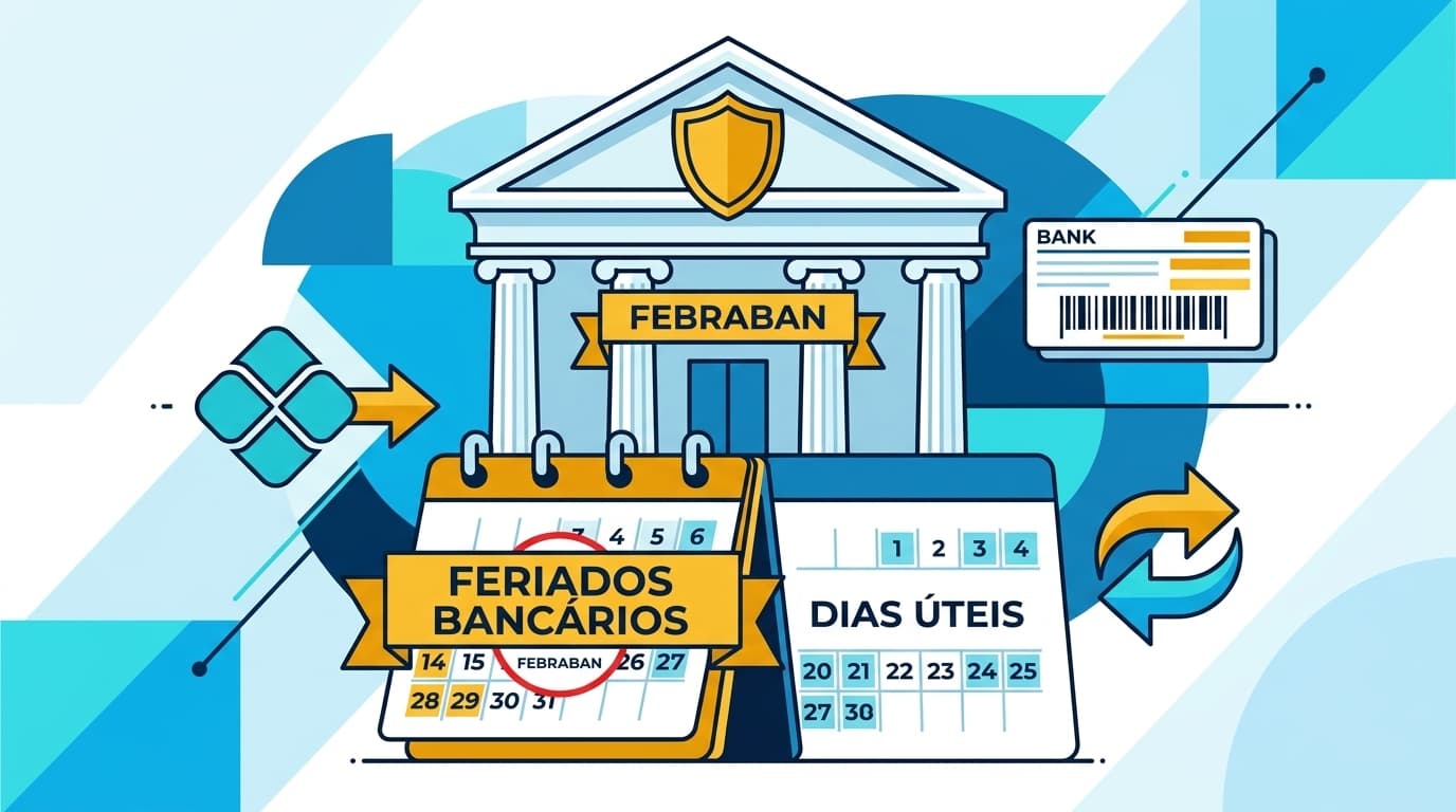 Calendário FEBRABAN 2026: Guia de feriados bancários e dias úteis