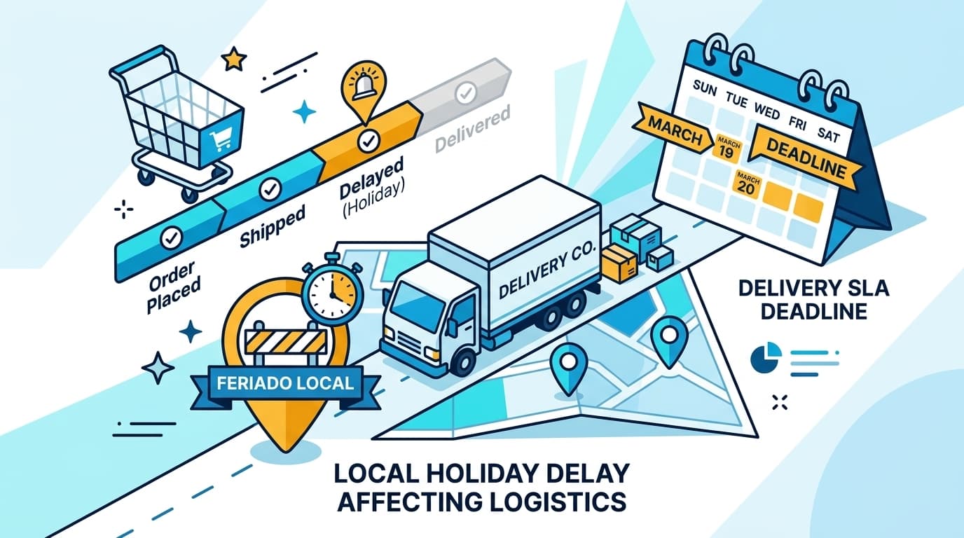 Como feriados locais impactam a logística e o frete no e-commerce