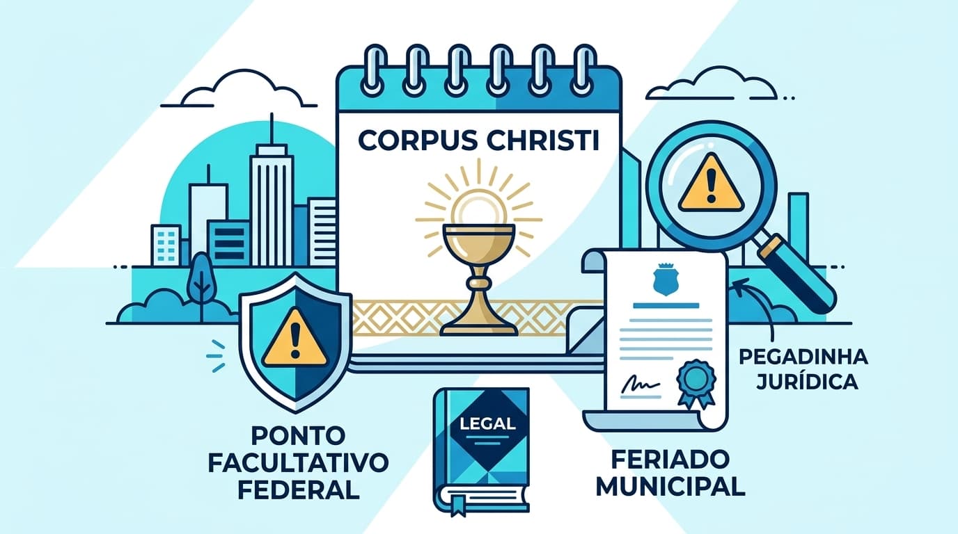 Corpus Christi é feriado? A pegadinha jurídica que seu sistema precisa entender