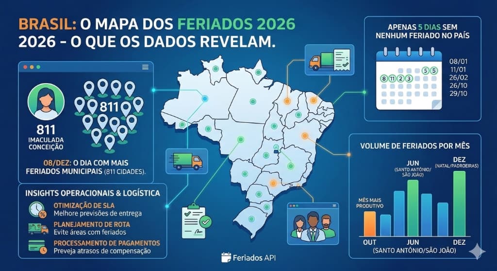 Capa do artigo: Curiosidades dos feriados no Brasil: o que os dados de 2026 revelam